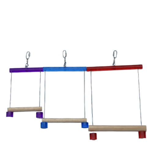 A size comparison of the PLEGO swings
