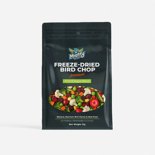 Mighty Bird Freeze-Dried Bird Chop Premium Fruit & Veggie Blend 25g