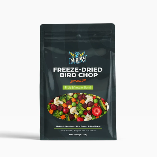 Mighty Bird Freeze-Dried Bird Chop Premium Fruit & Veggie Blend 70g