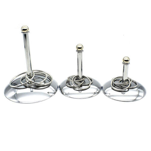 Stainless Steel bird safe ring toss game in 3 sizes