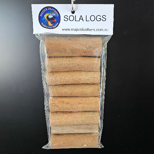 Packet of bird safe Sola logs