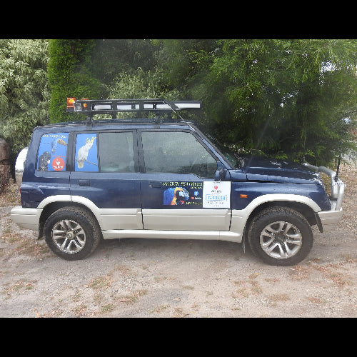 The Suzuki "Birdy Bus" TasBash car side on