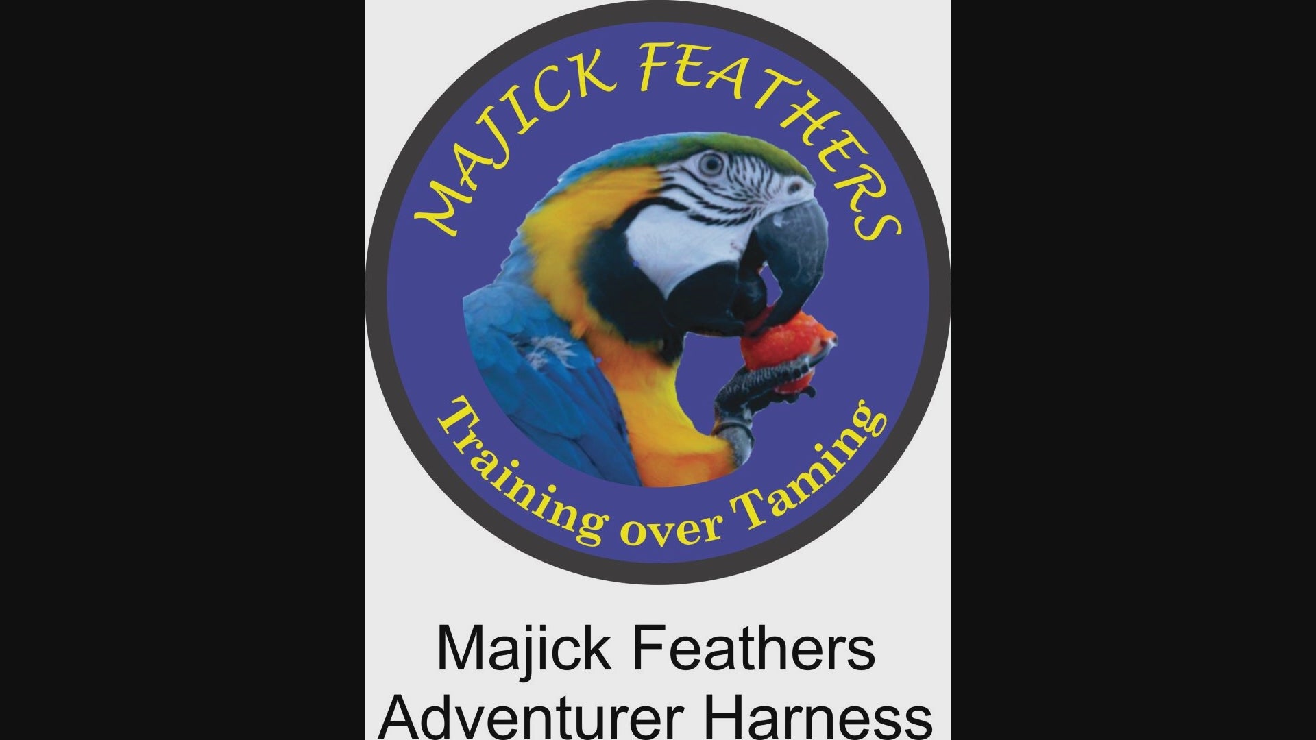 Majick Feathers Adventurer Bird Harness instructional video